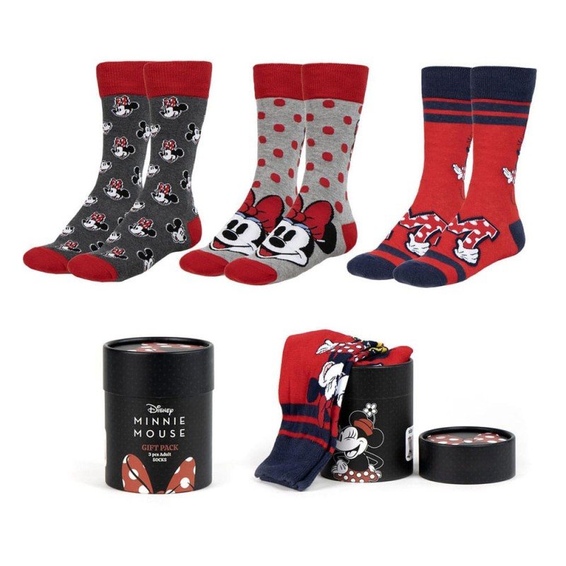 Disney pack 3 paires de chaussettes Minnie 1 36-43 | 8445484436631