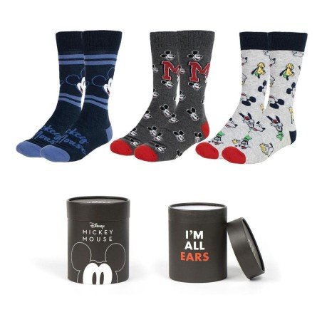 Disney pack 3 paires de chaussettes Mickey 38-45 | 8445484436655