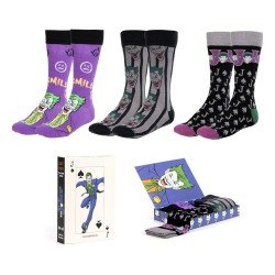 DC Comics Socks 3-Pack Joker 38-45 | 8445484477566
