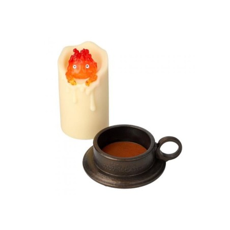 Le Château ambulant lampe Illuminated Calcifer & candle 13 cm | 4990593482207