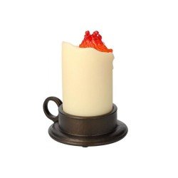 Le Château ambulant lampe Illuminated Calcifer & candle 13 cm | 4990593482207
