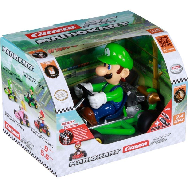 Super Mario Kart voiture télécommandée RC 1/18 2,4GHz Pipe Kart Luigi | 9003150135531