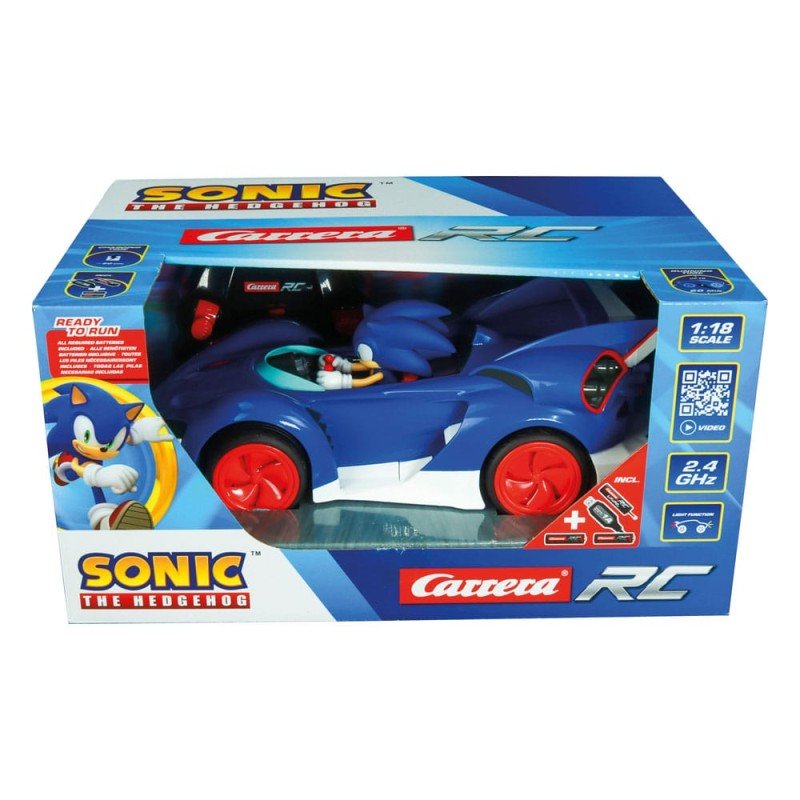 Sonic the Hedgehog Cart Voiture télécommandée RC 1/18 2,4GHz Sonic Performance | 9003150136224