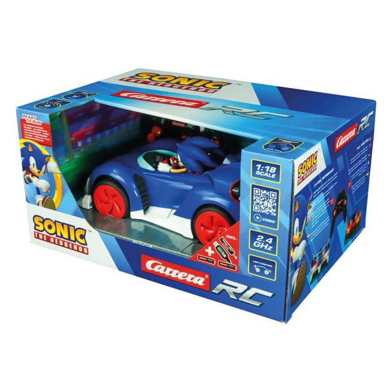 Sonic the Hedgehog Cart Voiture télécommandée RC 1/18 2,4GHz Sonic Performance | 9003150136224