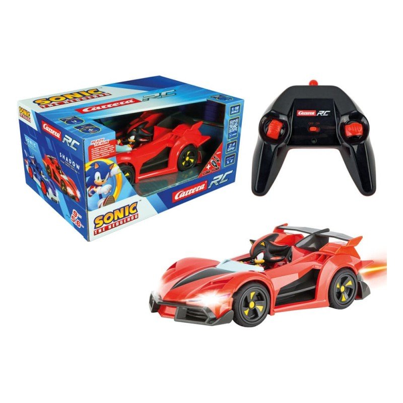 Sonic the Hedgehog Cart Voiture télécommandée RC 1/18 2,4GHz Shadow Performance | 9003150136231