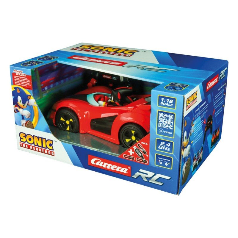 Sonic the Hedgehog Cart Voiture télécommandée RC 1/18 2,4GHz Shadow Performance | 9003150136231