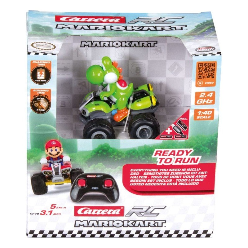 Super Mario Kart Quad télécommandée RC 1/40 2,4GHz Yoshi | 9003150135265