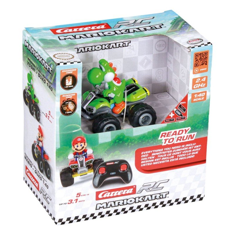 Super Mario Kart Quad télécommandée RC 1/40 2,4GHz Yoshi | 9003150135265
