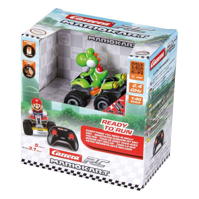 Super Mario Kart Quad télécommandée RC 1/40 2,4GHz Yoshi | 9003150135265
