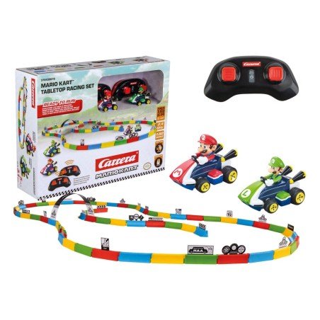 Super Mario Kart voiture télécommandée RC 1/43 2,4GHz Tabletop Racing Set Mario | 9003150148302