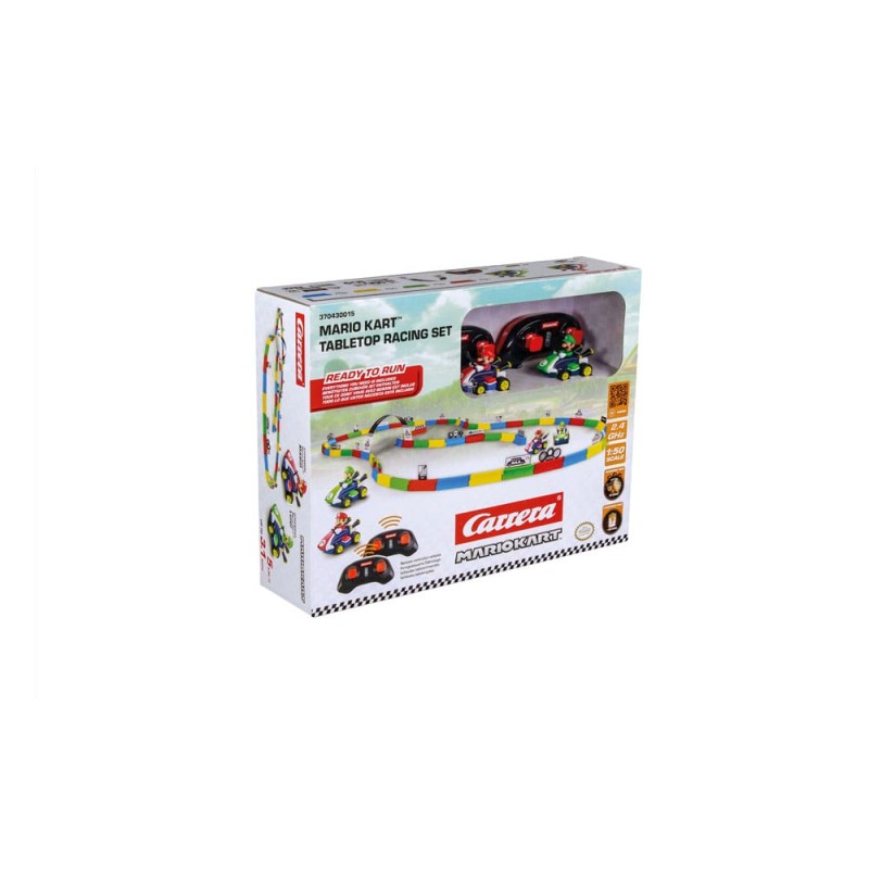 Super Mario Kart voiture télécommandée RC 1/43 2,4GHz Tabletop Racing Set Mario | 9003150148302