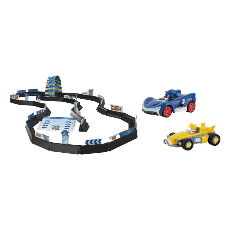 Sonic the Hedgehog voiture télécommandée RC 1/43 2,4GHz Tabletop Racing Set | 9003150143253