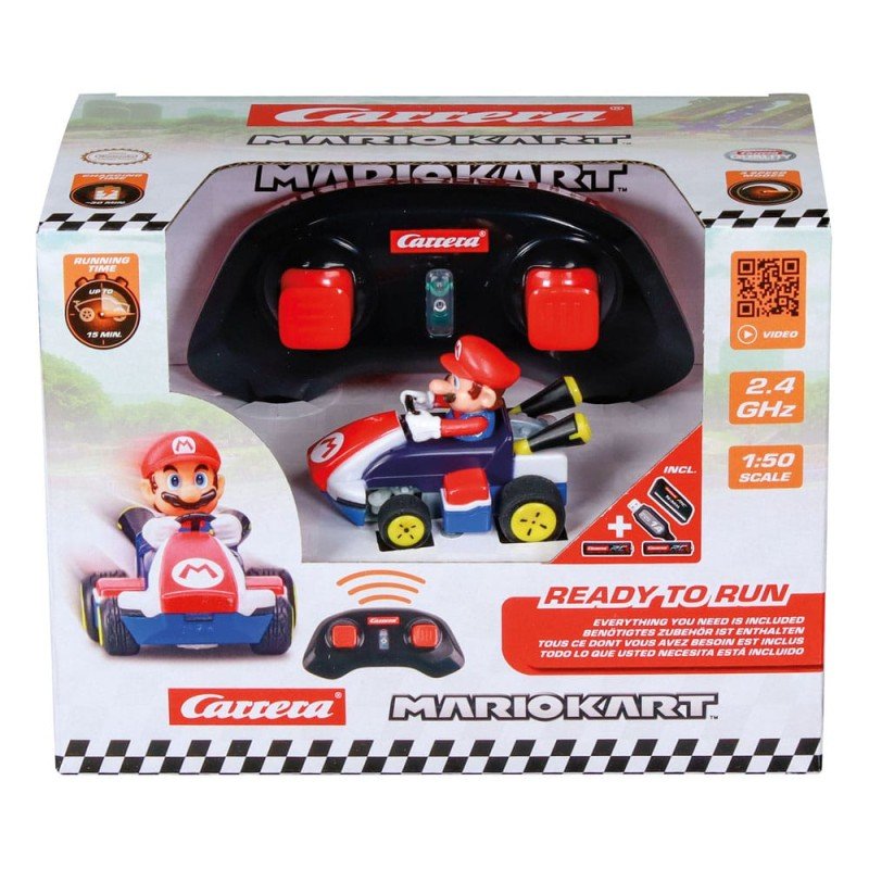 Super Mario Kart voiture télécommandée RC 1/50 2,4GHz Mini Mario | 9003150148388