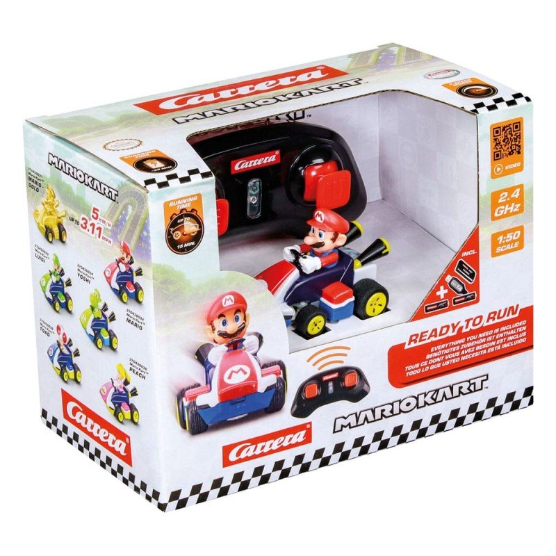 Super Mario Kart voiture télécommandée RC 1/50 2,4GHz Mini Mario | 9003150148388