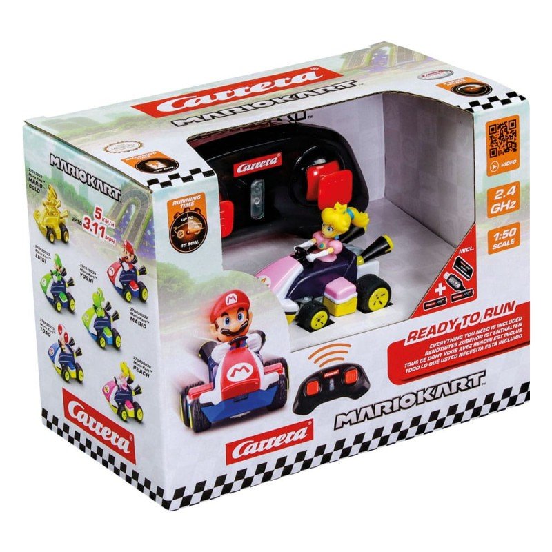 Super Mario Kart voiture télécommandée RC 1/50 2,4GHz Mini Peach | 9003150148425