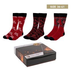 House of the Dragon Socks 3-Pack 36-41 | 8445484333473