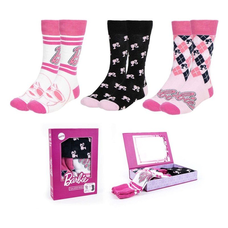 Barbie Socks 3-Pack 36-43 | 8445484436679