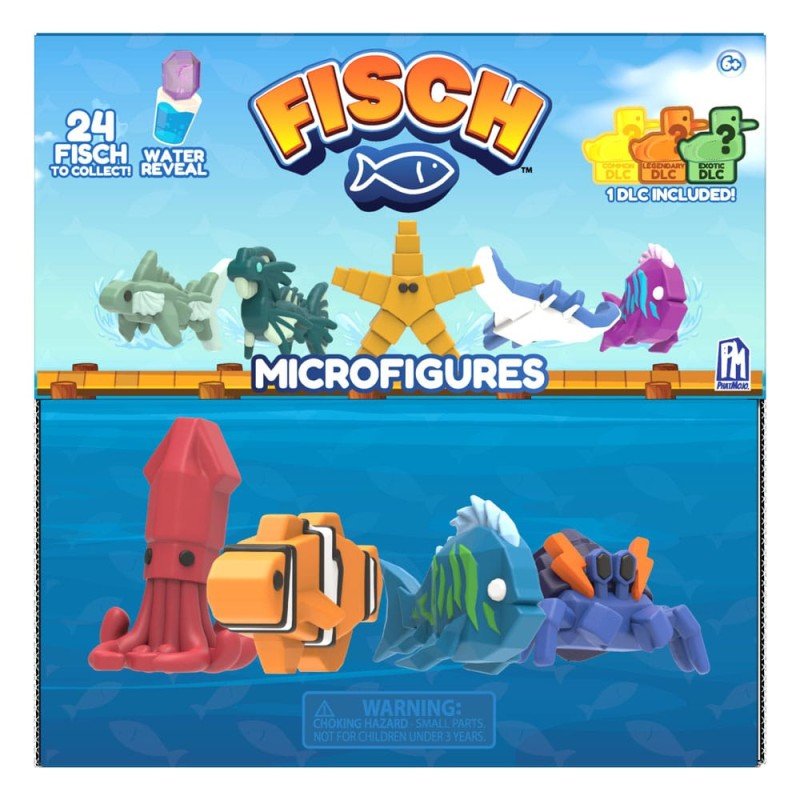 Fisch Minifigures 5 cm Display (24) | 0810087210298