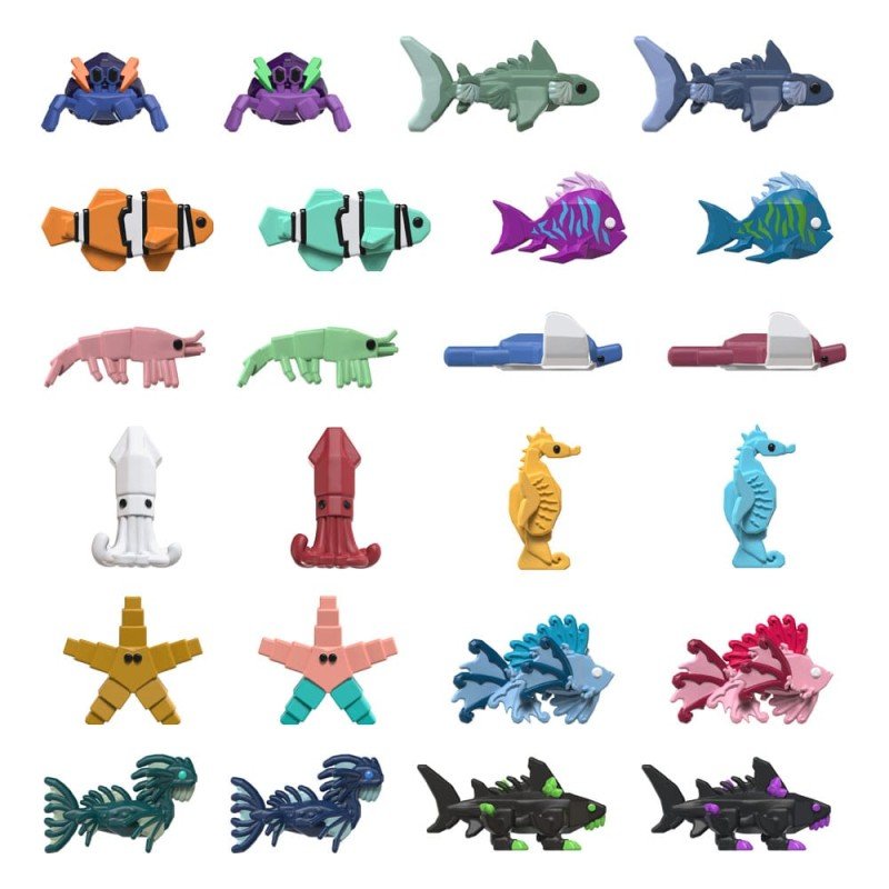 Fisch Minifigures 5 cm Display (24) | 0810087210298