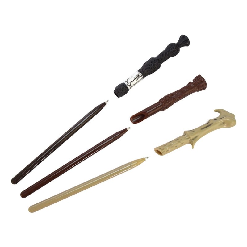Harry Potter pack 3 stylos baguette magique Magical Locations | 5056563709510