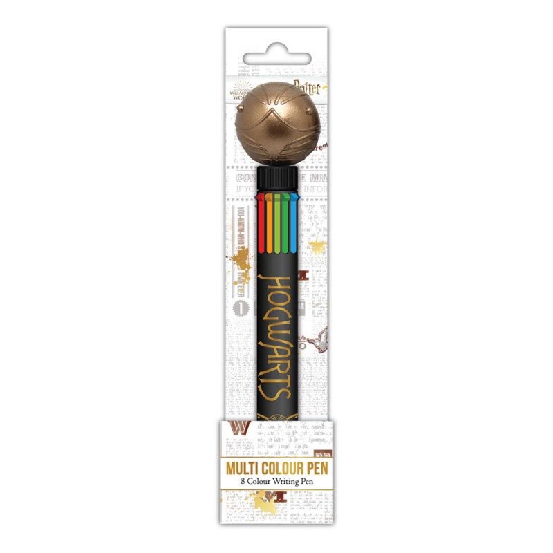 Harry Potter stylo multi-couleurs Vif d'or | 5056563713586
