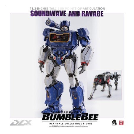 Transformers Bumblebee pack 2 figurines 1/6 DLX Soundwave & Ravage 28 cm | 4897056202627