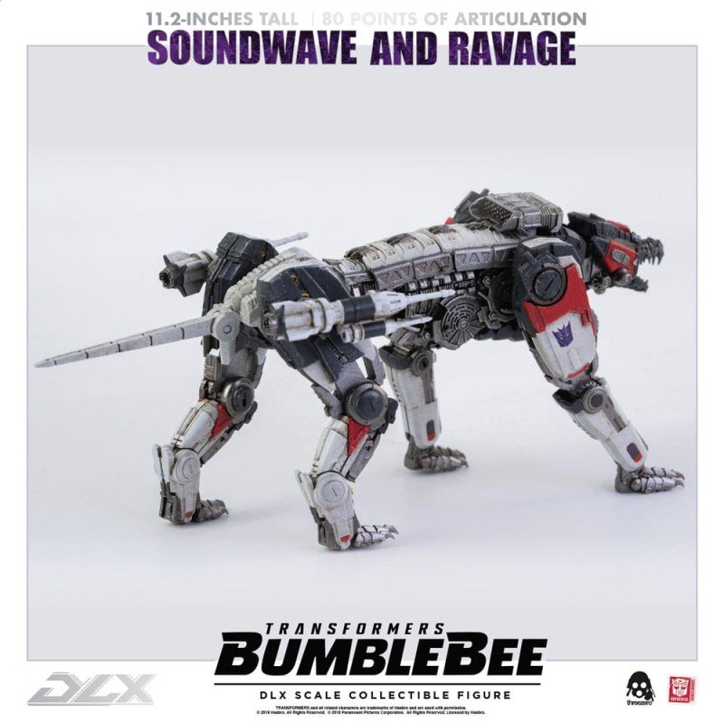 Transformers Bumblebee pack 2 figurines 1/6 DLX Soundwave & Ravage 28 cm | 4897056202627