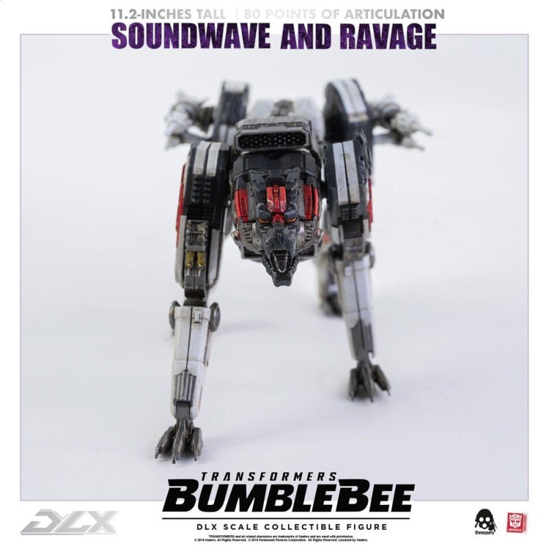 Transformers Bumblebee pack 2 figurines 1/6 DLX Soundwave & Ravage 28 cm | 4897056202627