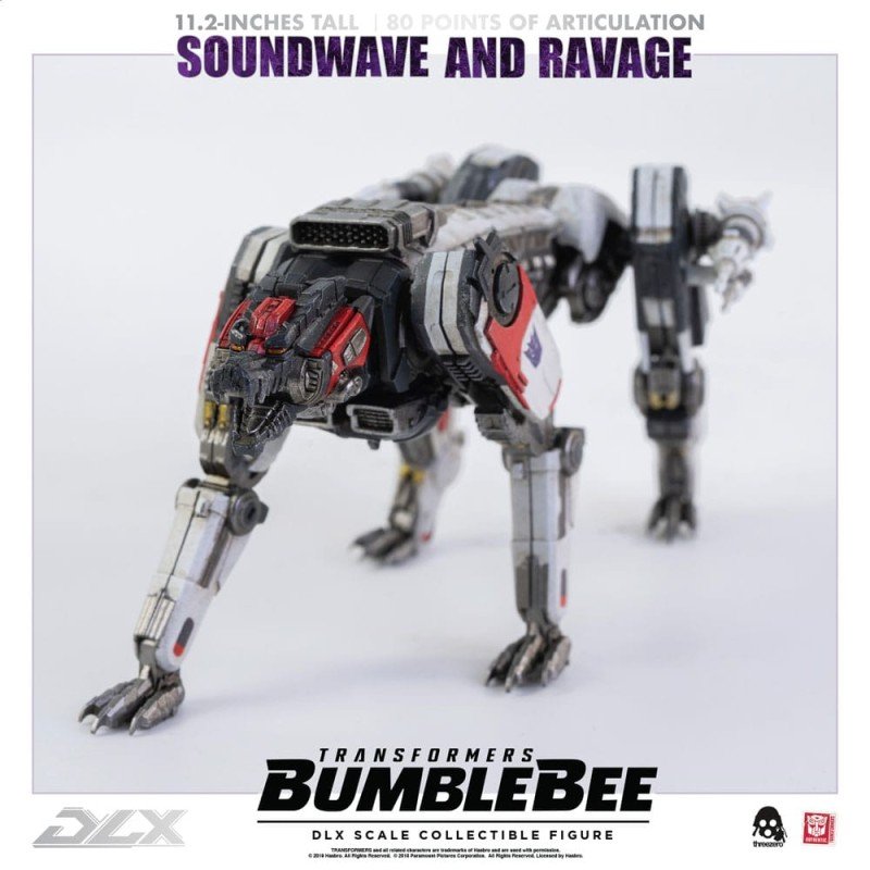 Transformers Bumblebee pack 2 figurines 1/6 DLX Soundwave & Ravage 28 cm | 4897056202627