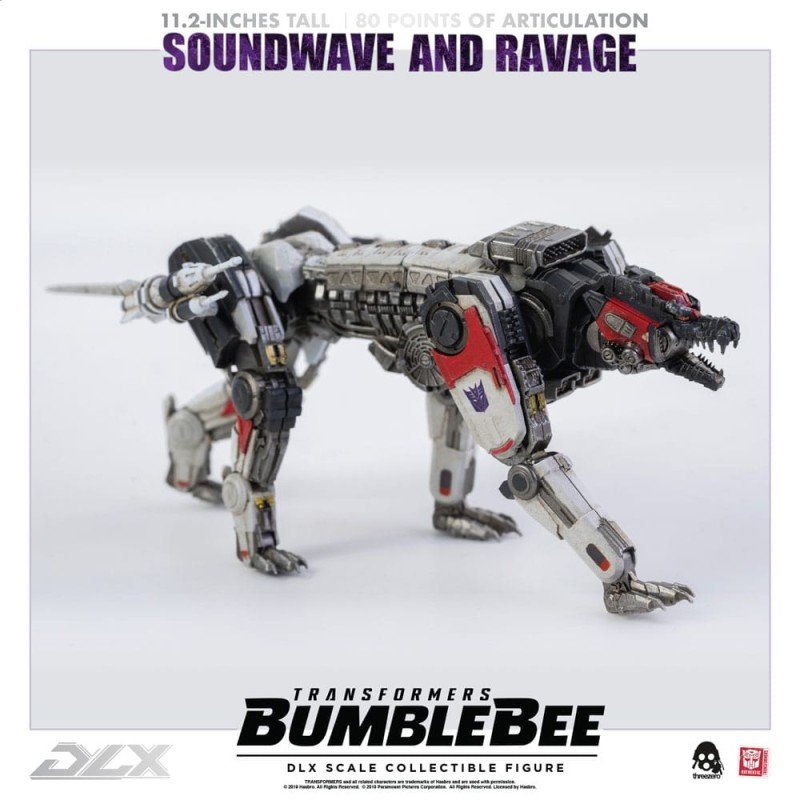 Transformers Bumblebee pack 2 figurines 1/6 DLX Soundwave & Ravage 28 cm | 4897056202627