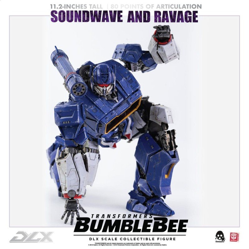 Transformers Bumblebee pack 2 figurines 1/6 DLX Soundwave & Ravage 28 cm | 4897056202627