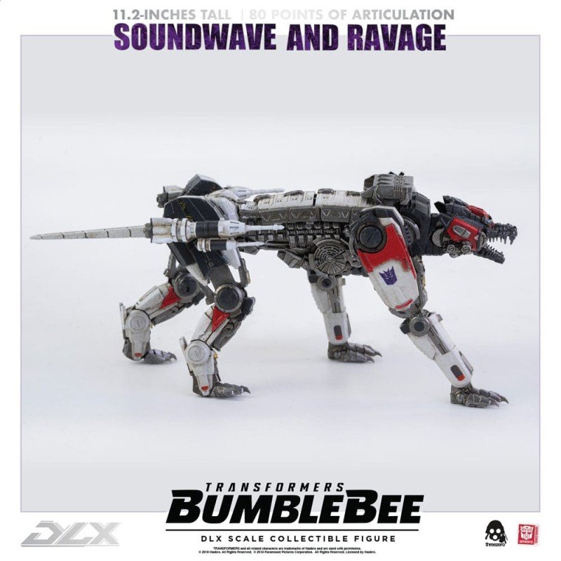 Transformers Bumblebee pack 2 figurines 1/6 DLX Soundwave & Ravage 28 cm | 4897056202627