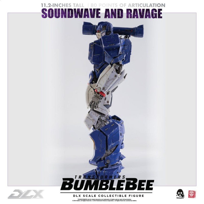 Transformers Bumblebee pack 2 figurines 1/6 DLX Soundwave & Ravage 28 cm | 4897056202627