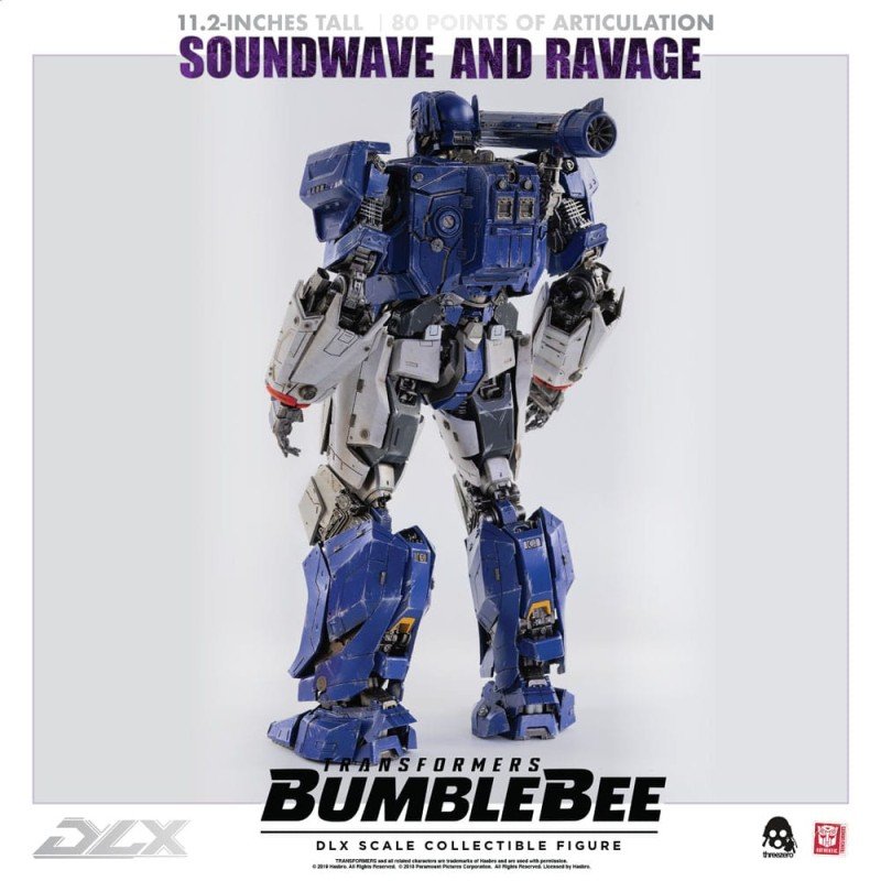 Transformers Bumblebee pack 2 figurines 1/6 DLX Soundwave & Ravage 28 cm | 4897056202627