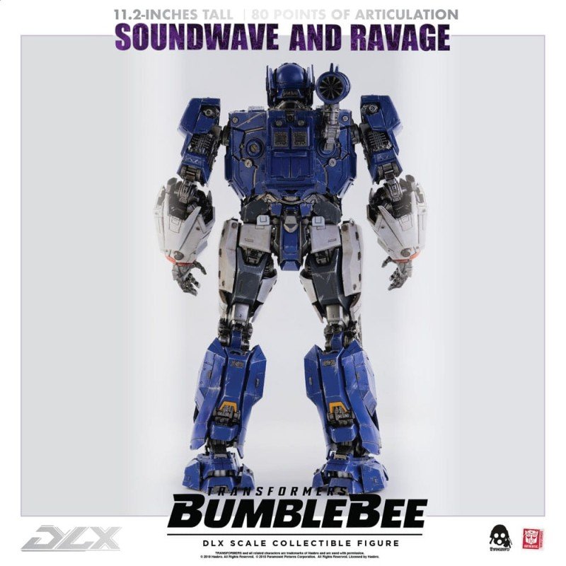 Transformers Bumblebee pack 2 figurines 1/6 DLX Soundwave & Ravage 28 cm | 4897056202627