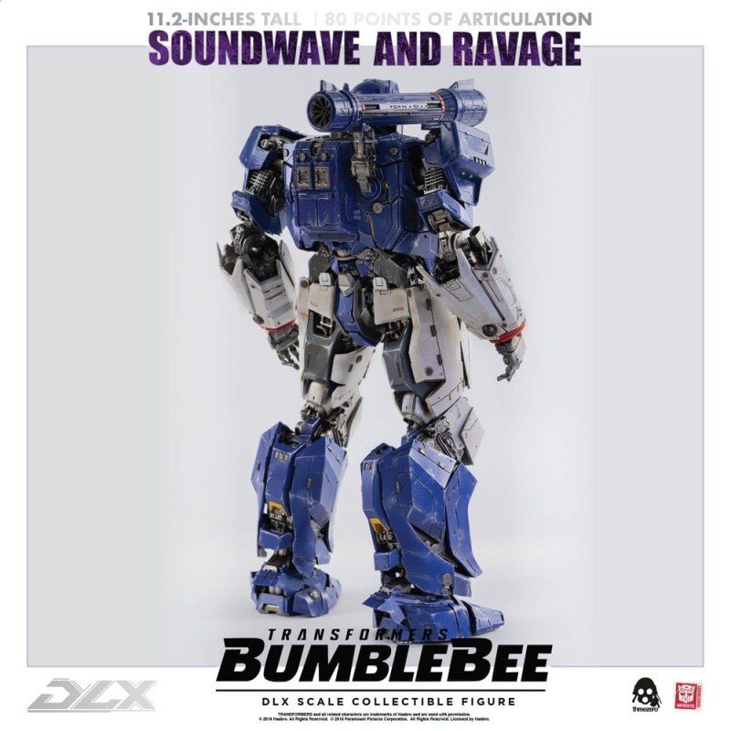 Transformers Bumblebee pack 2 figurines 1/6 DLX Soundwave & Ravage 28 cm | 4897056202627