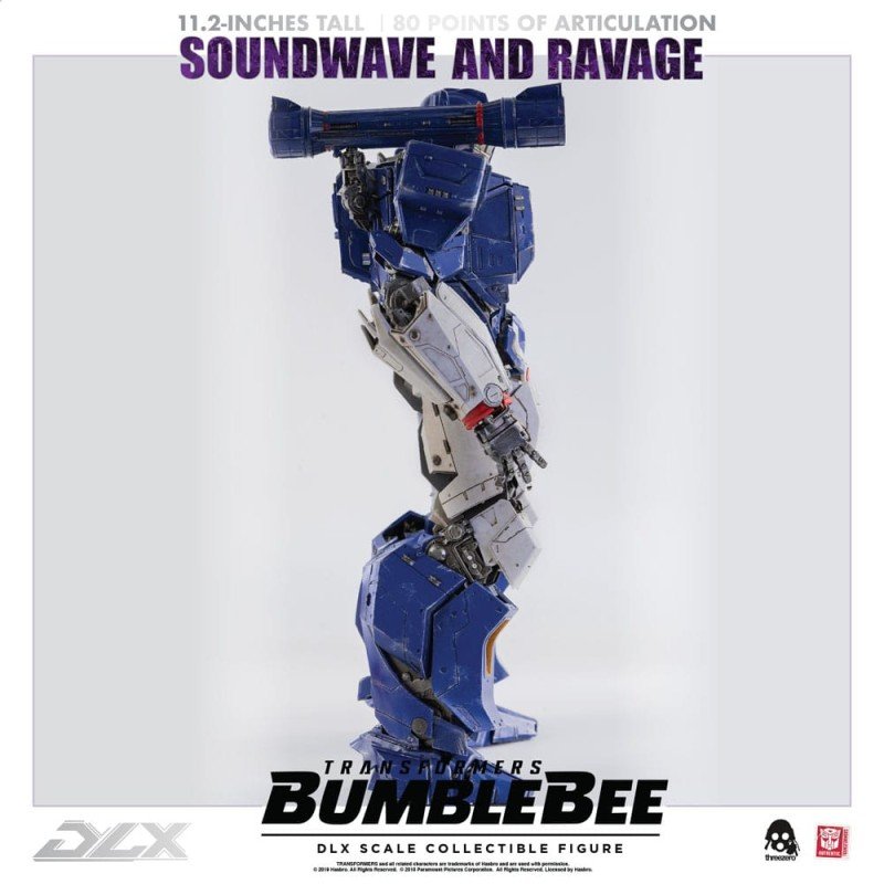 Transformers Bumblebee pack 2 figurines 1/6 DLX Soundwave & Ravage 28 cm | 4897056202627