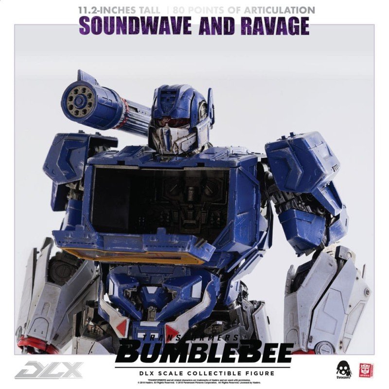Transformers Bumblebee pack 2 figurines 1/6 DLX Soundwave & Ravage 28 cm | 4897056202627