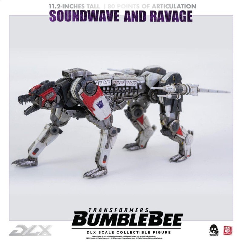 Transformers Bumblebee pack 2 figurines 1/6 DLX Soundwave & Ravage 28 cm | 4897056202627