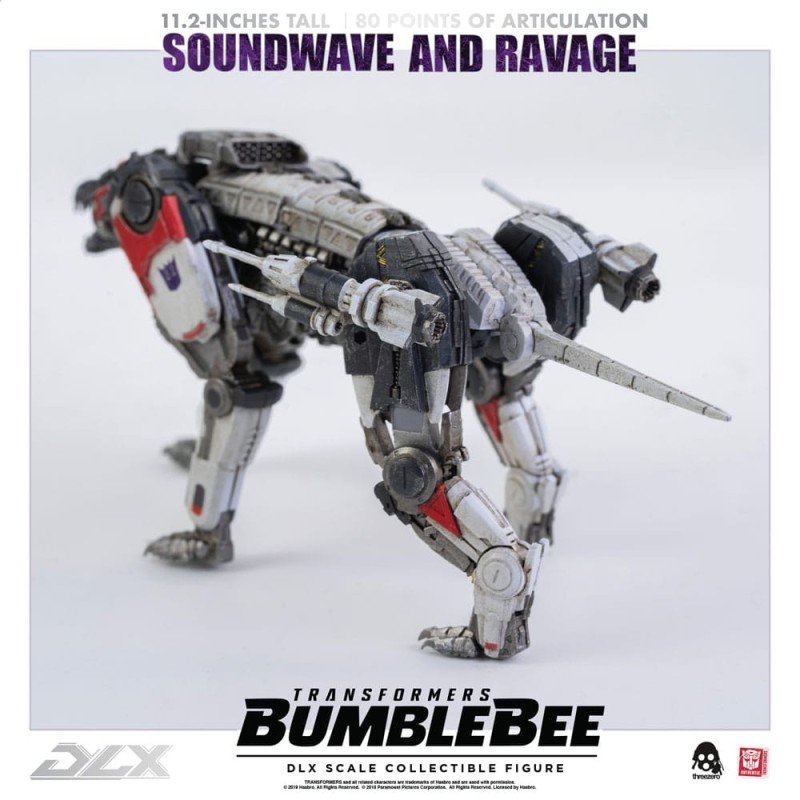 Transformers Bumblebee pack 2 figurines 1/6 DLX Soundwave & Ravage 28 cm | 4897056202627