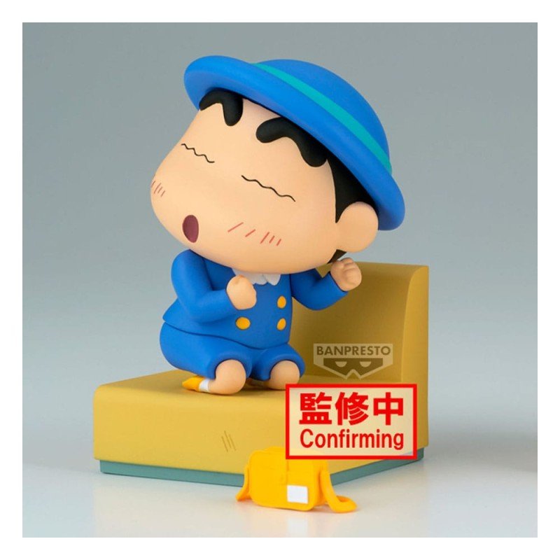 Crayon Shinchan statuette PVC Nakayoshi Memories Let's Go To Kindergarten With Nene-chan (A:Shinnosuke) 10 cm | 4983164299847