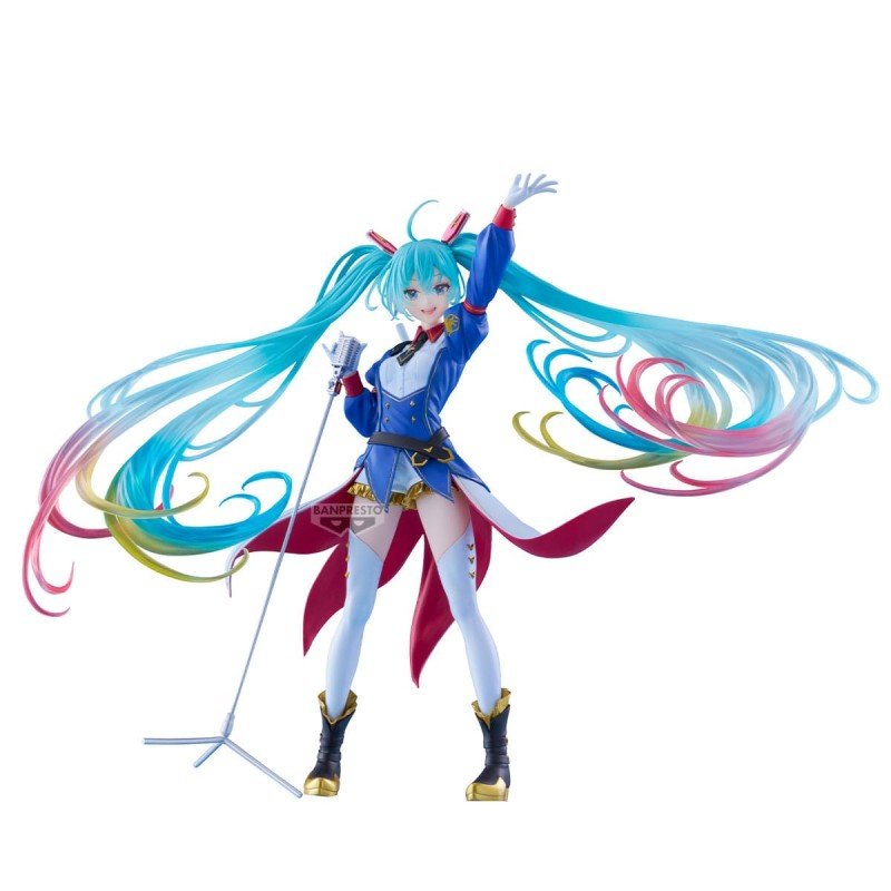 Gundam X Miku Banpresto Evolve PVC Statue Hatsune Miku Figure 21 cm | 4983164300871