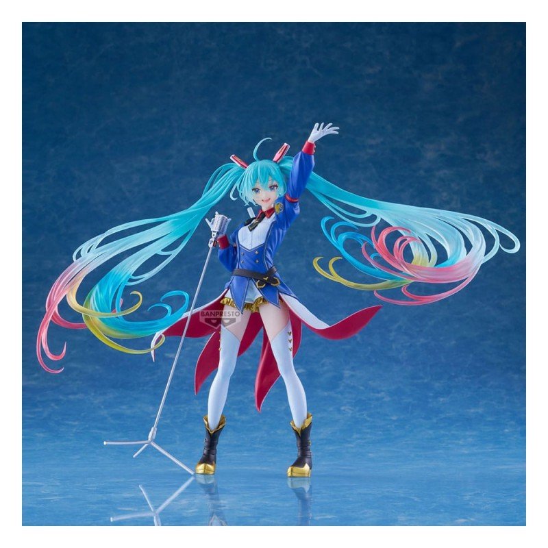 Gundam X Miku Banpresto Evolve PVC Statue Hatsune Miku Figure 21 cm | 4983164300871