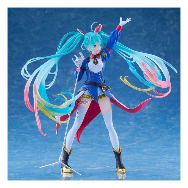 Gundam X Miku Banpresto Evolve PVC Statue Hatsune Miku Figure 21 cm | 4983164300871