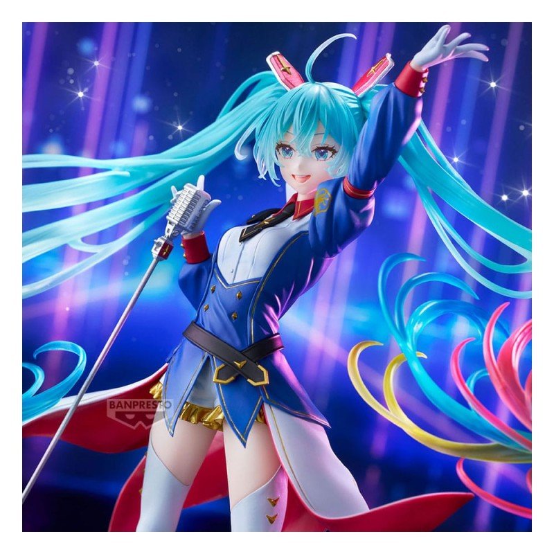 Gundam X Miku Banpresto Evolve PVC Statue Hatsune Miku Figure 21 cm | 4983164300871