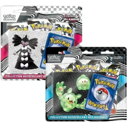 Pokémon - Zwarte Bliksem & Witte Vlam (EV10.5) - Pak van 2 Tech Sticker Box (blisterverpakking) - FR