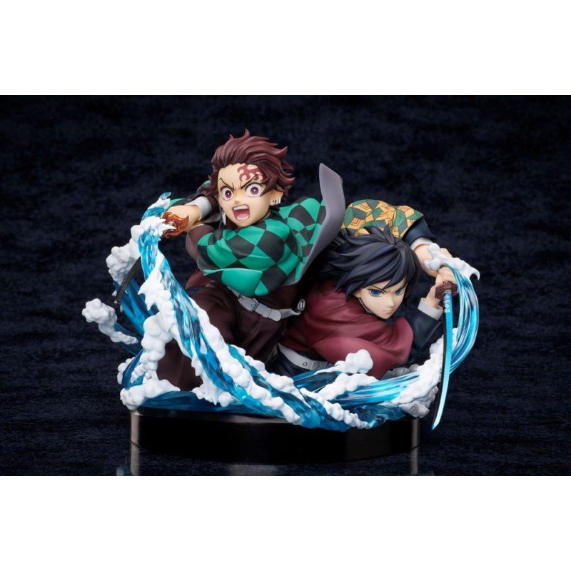Demon Slayer: Kimetsu no Yaiba statuette PVC Tanjiro & Giyuu 13 cm | 4534530604798