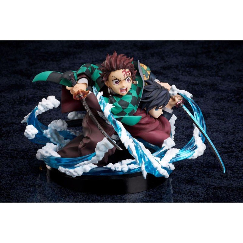 Demon Slayer: Kimetsu no Yaiba statuette PVC Tanjiro & Giyuu 13 cm | 4534530604798