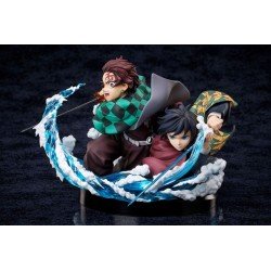 Demon Slayer: Kimetsu no Yaiba statuette PVC Tanjiro & Giyuu 13 cm | 4534530604798