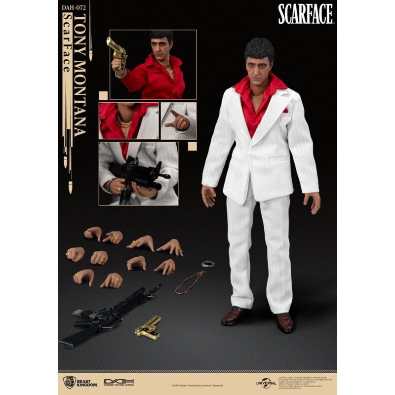 Scarface (1983) figurine Tony Montana 20 cm | 4711385242195